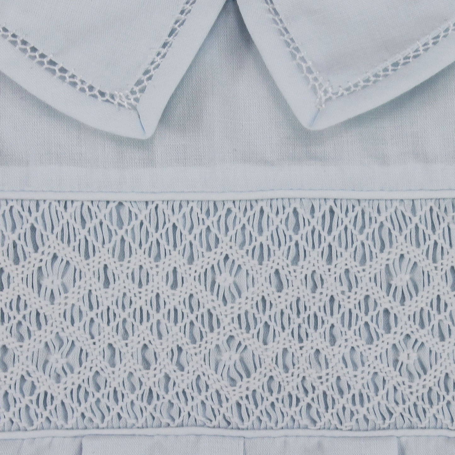 Blue Diamond Smocked Romper