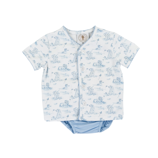 Snips & Snails Blue Diaper Set