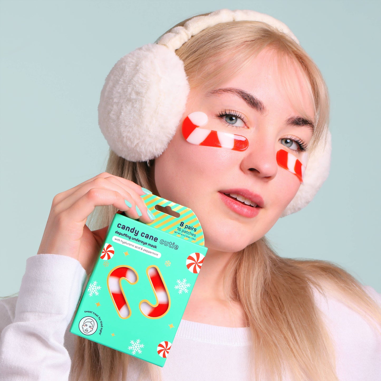 Candy Cane Cutie Depuffing Undereye Masks