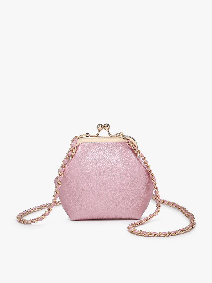 Pink Cleo Coin Pouch Crossbody