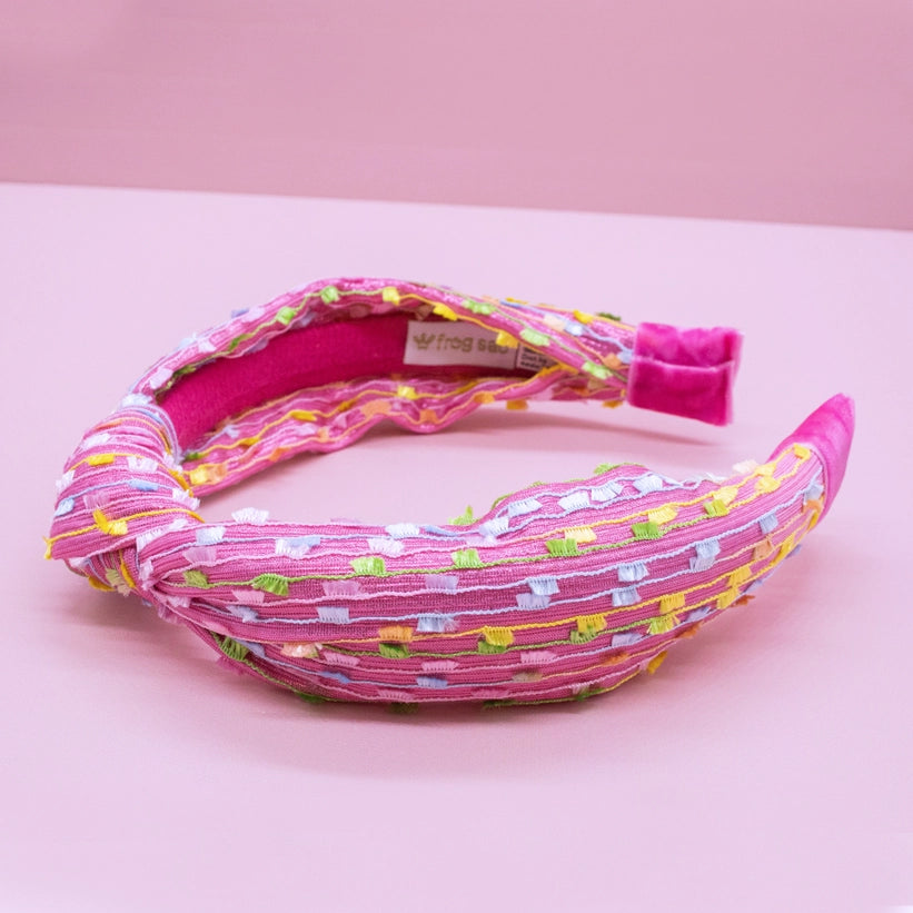 Girl’s Pink Confetti Headband