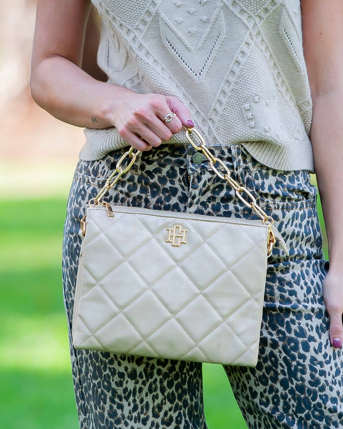 Ariana Crossbody - Gold Shimmer