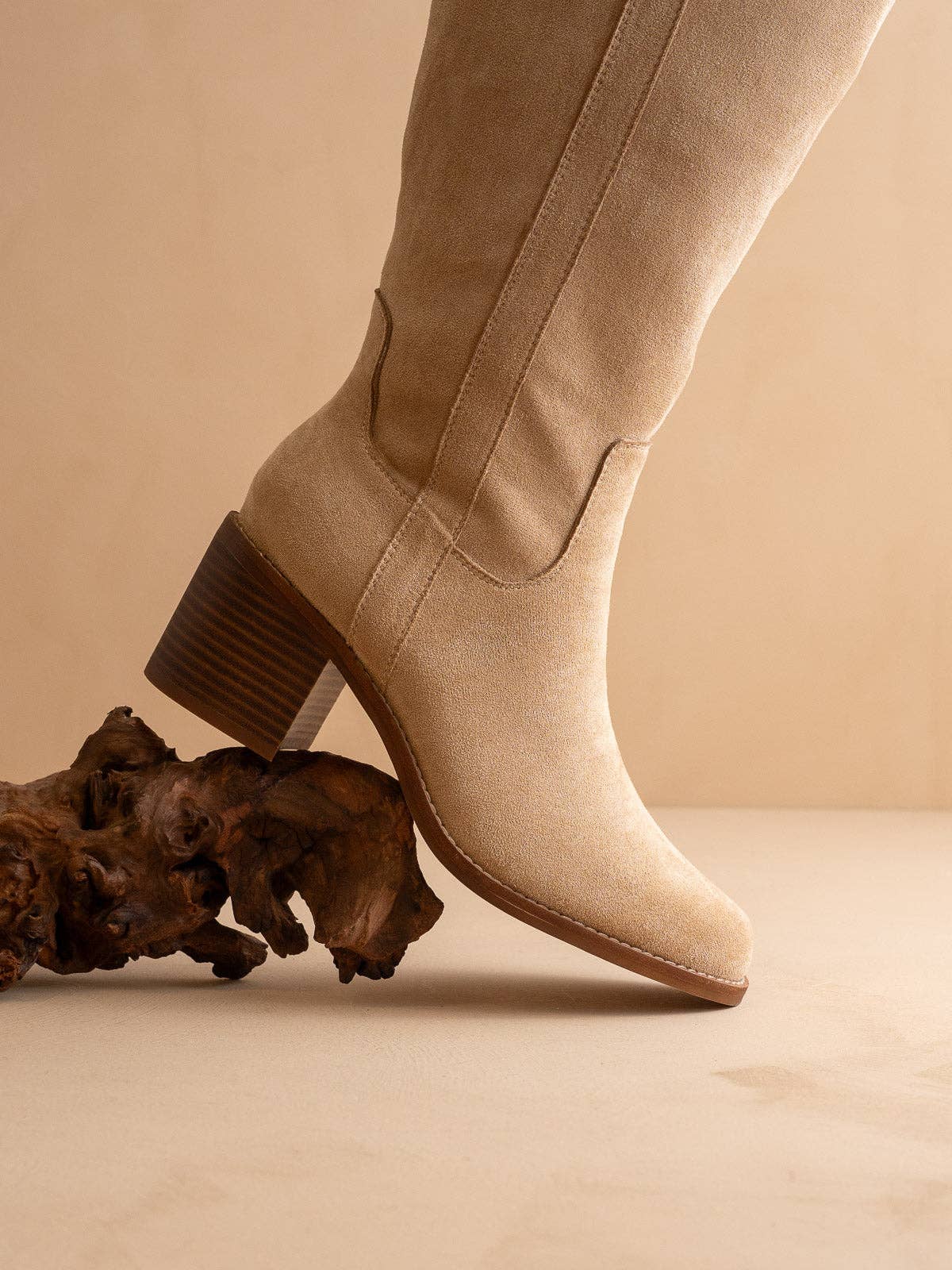 The Harriet | Almond Tall Riding Boot