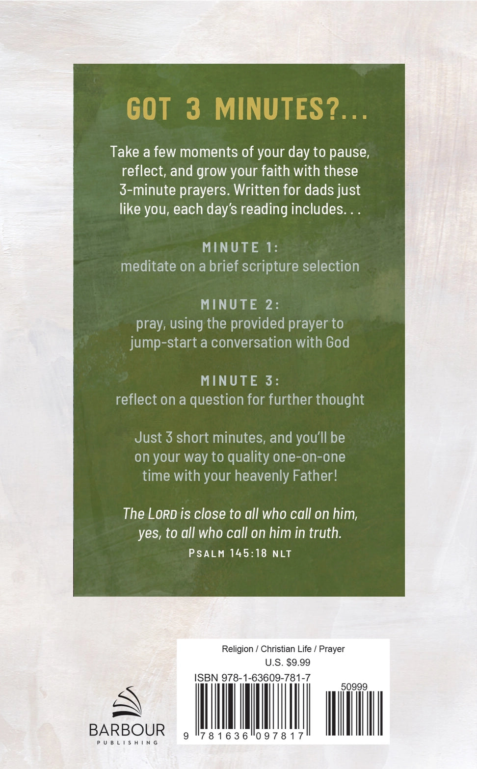 3 Minute Prayers For Dads Devotion