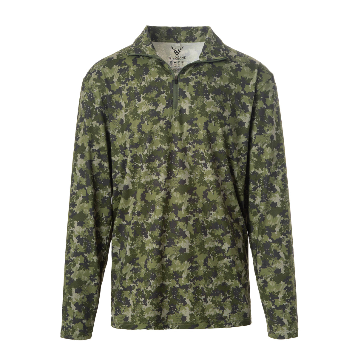 WILDGAME Recon Performance Camo Quarter Zip