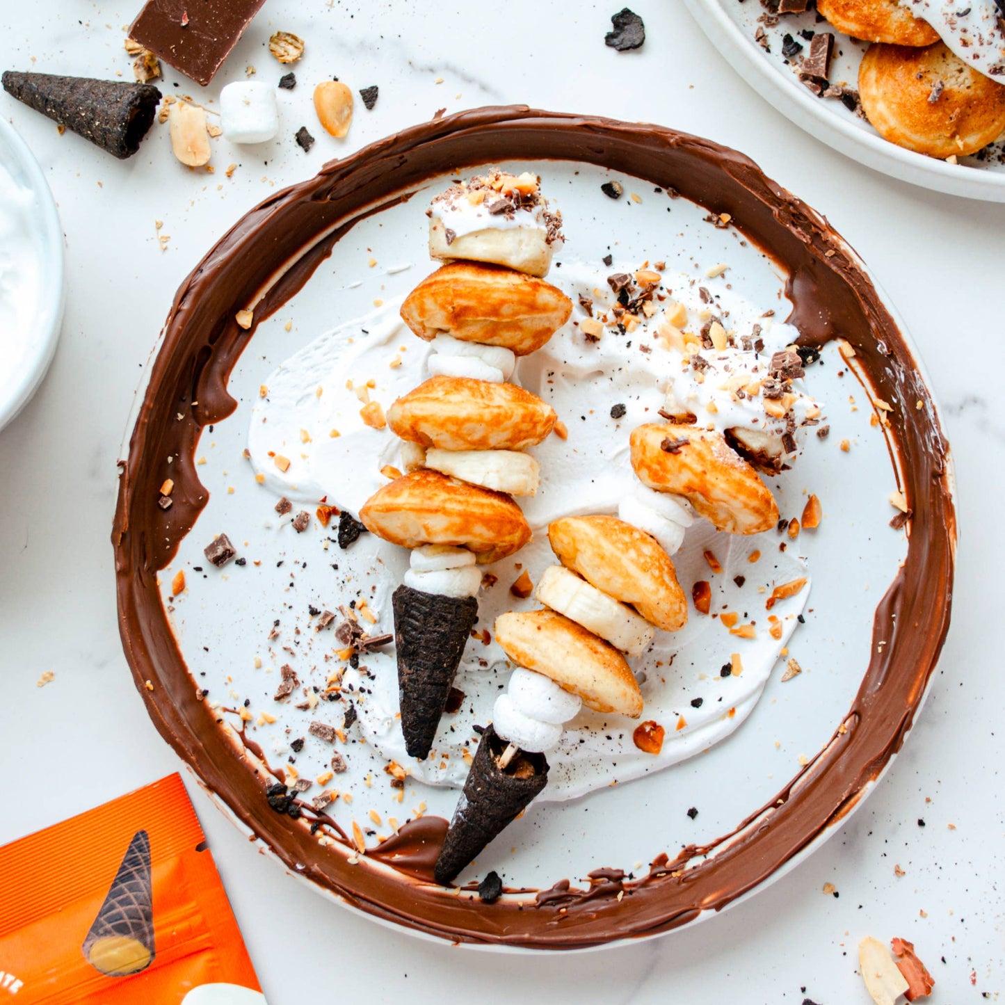 Muddy Bites Peanut Butter Chocolate Waffle Cone Snacks