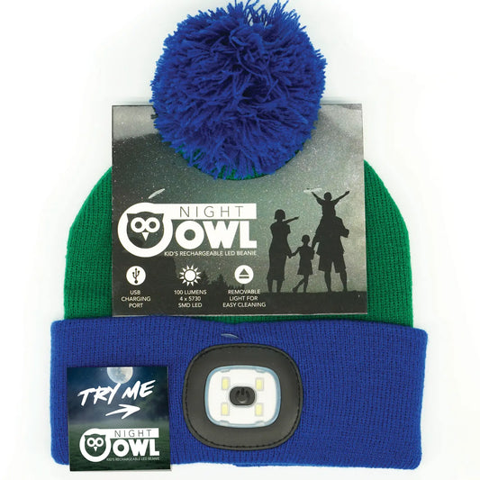 Green/Blue Kid’s Night Scope Beanie