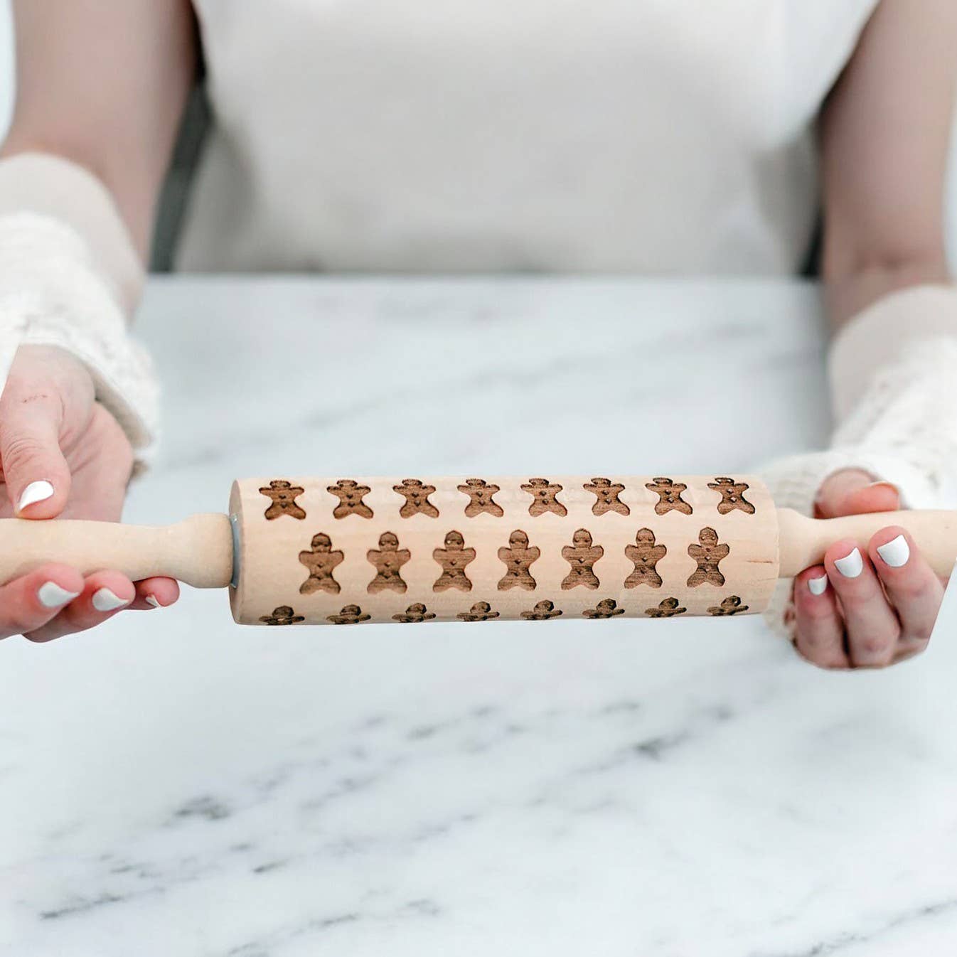 Snowflake Pattern Rolling Pin
