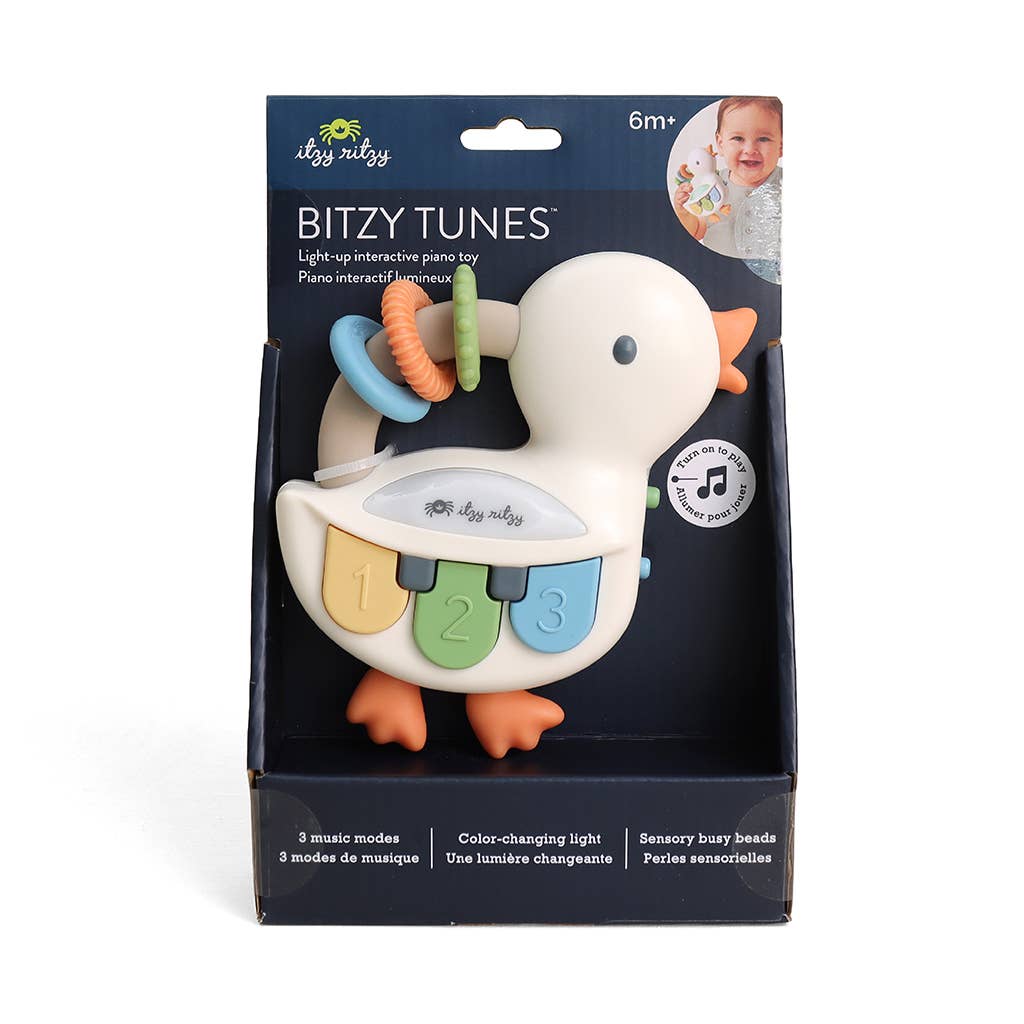 Itzy Ritzy Bitzy Tunes™ Goose - Light-up Interactive Piano Toy