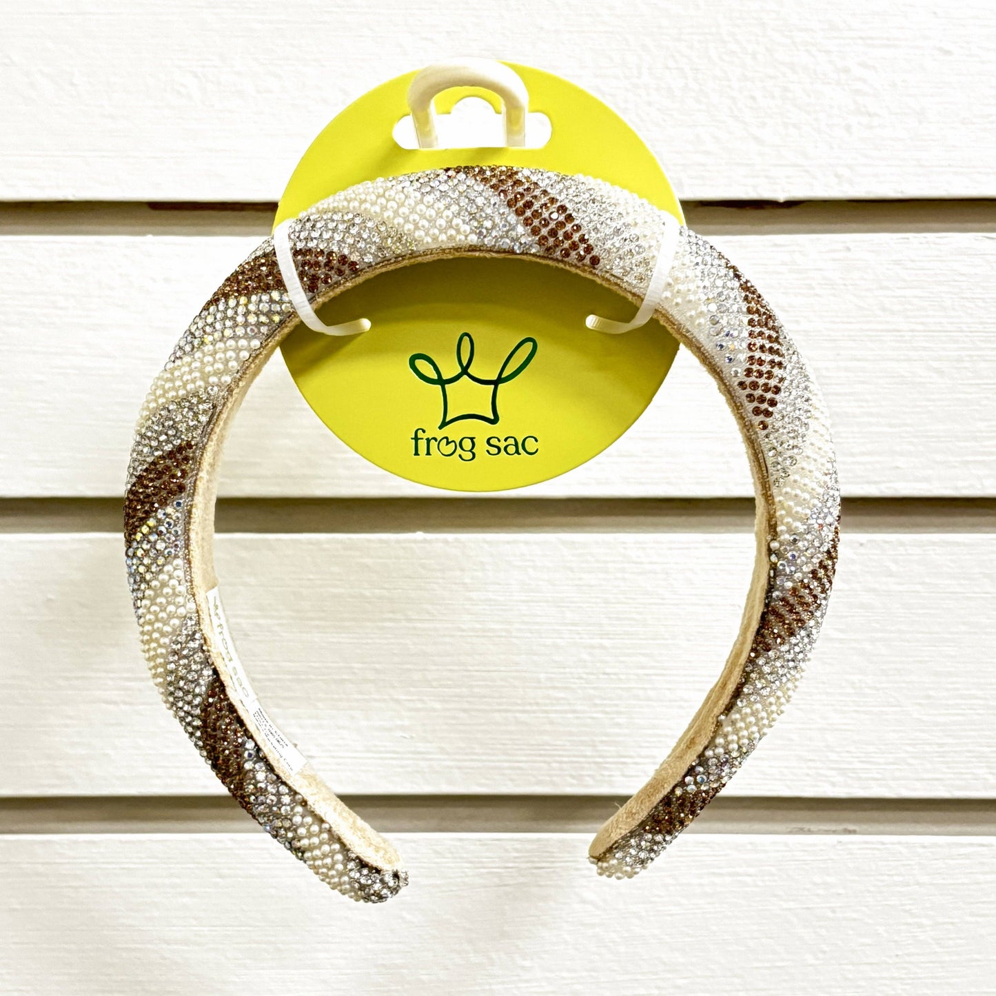 Girl's Chevron Rhinestone Headband