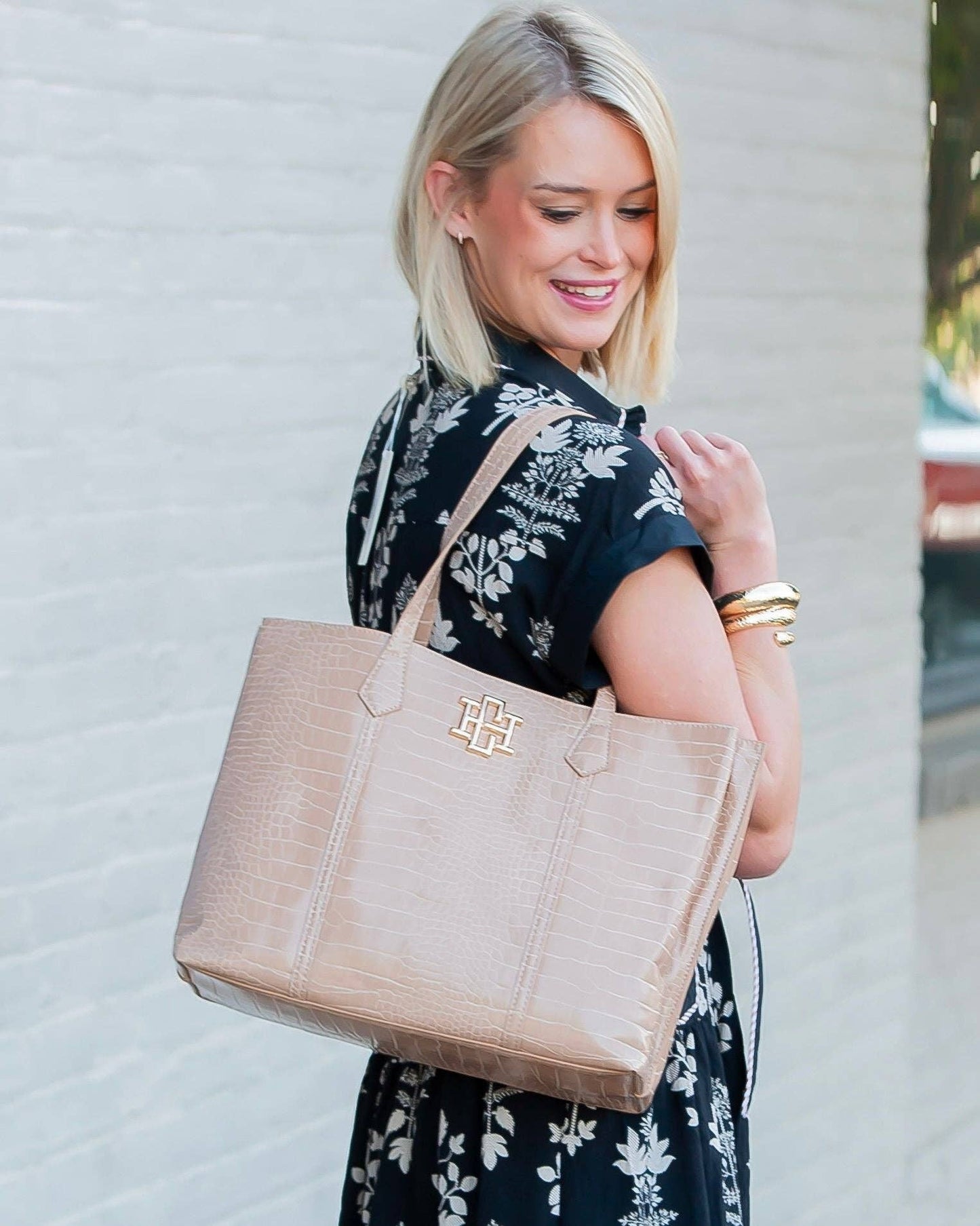 Heath Tote Bag - Latte