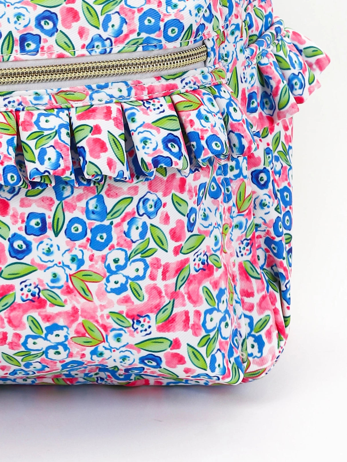 Blue Floral Backpack