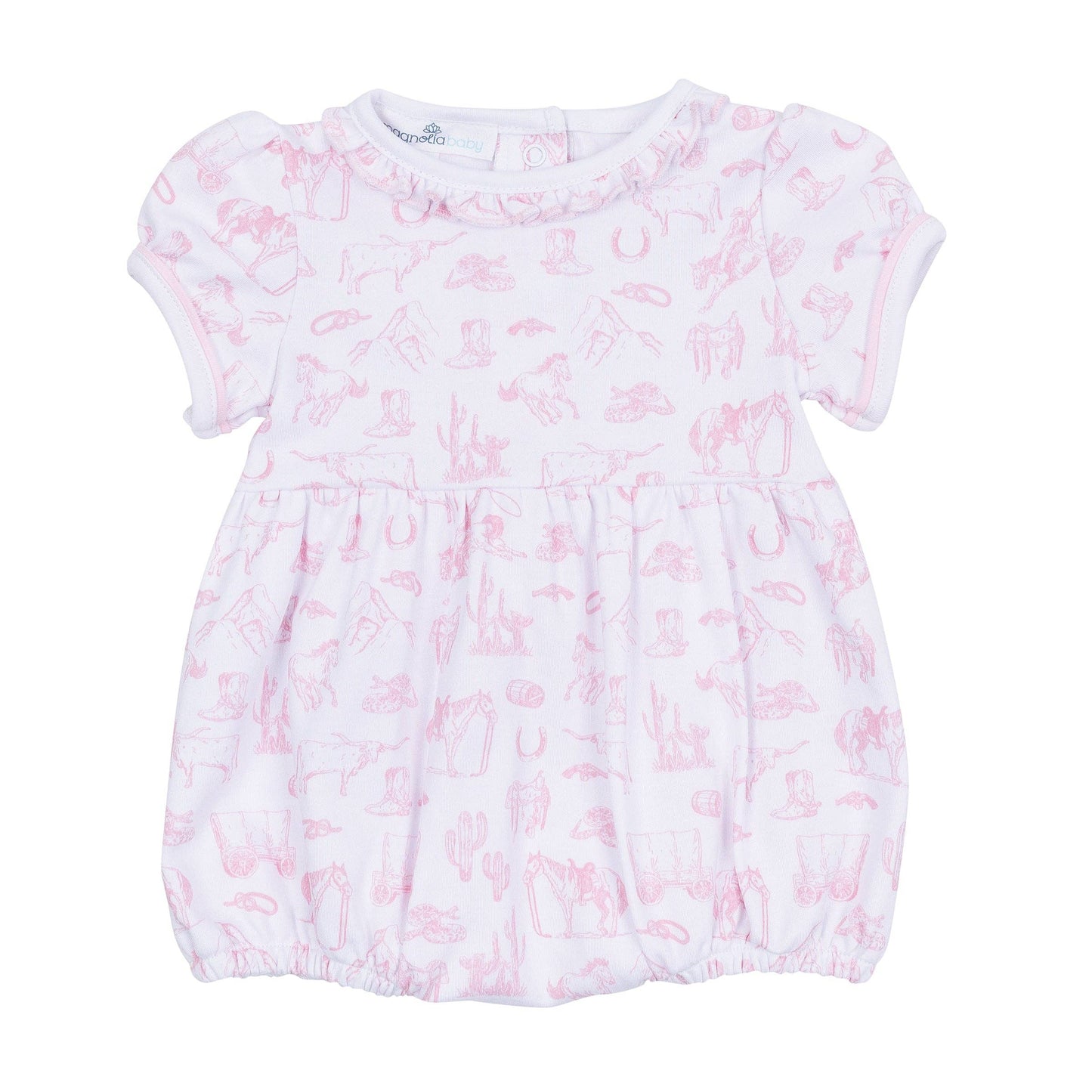Wild West Pink Toile Bubble