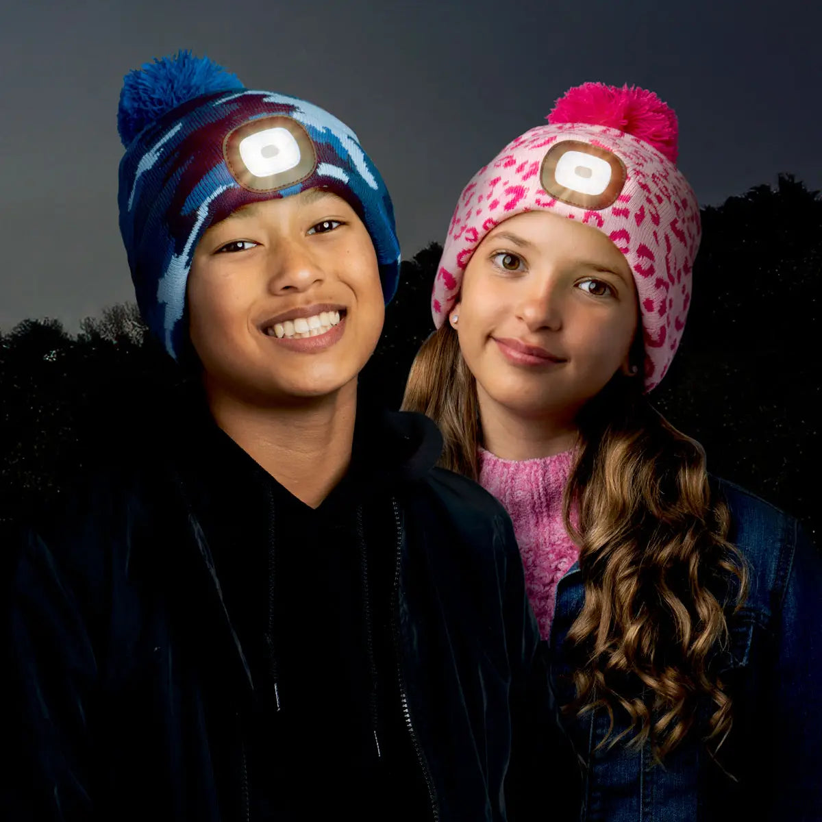 Blue Camo Kid’s Night Scope Beanie