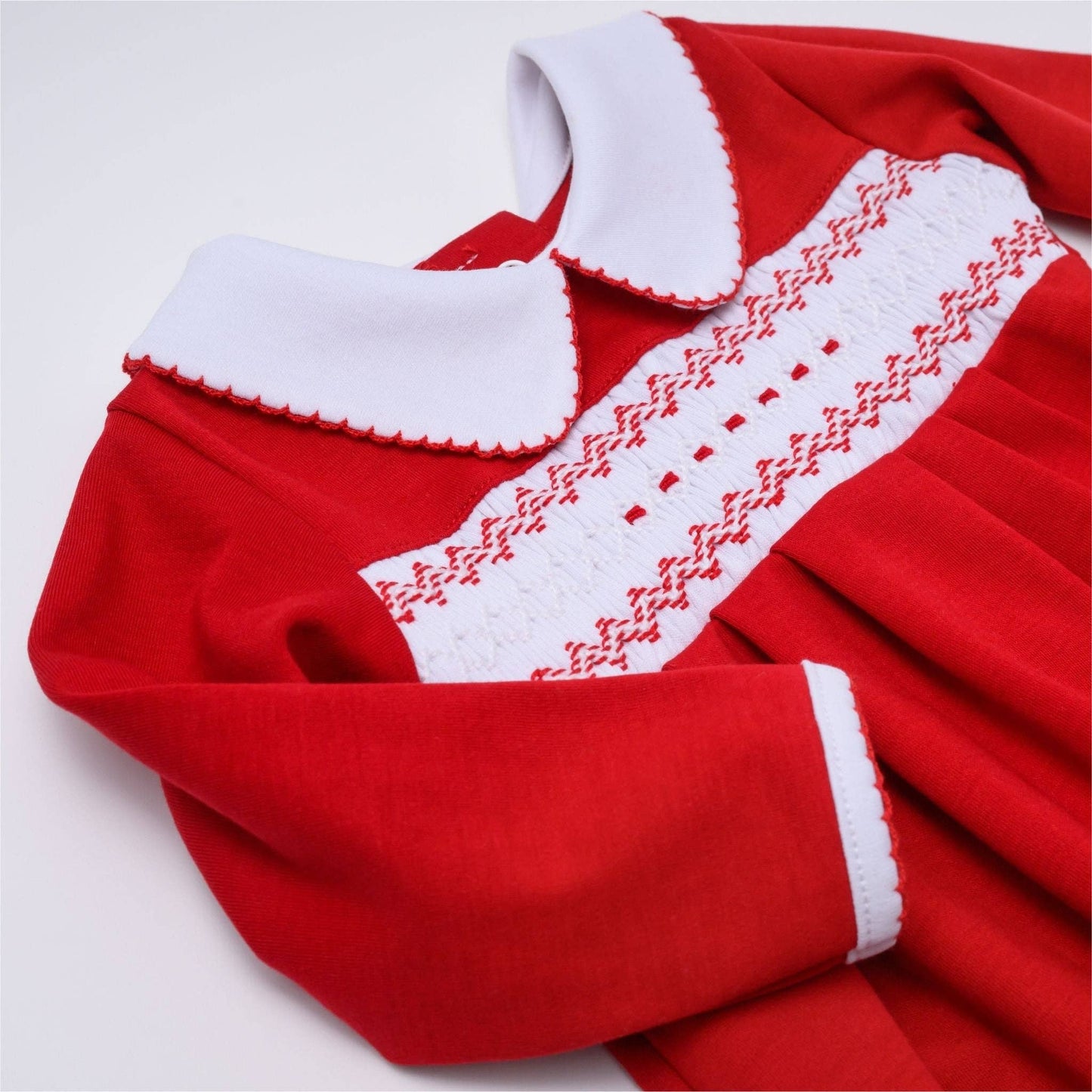 Chris Classics Smocked Long Sleeve Bubble