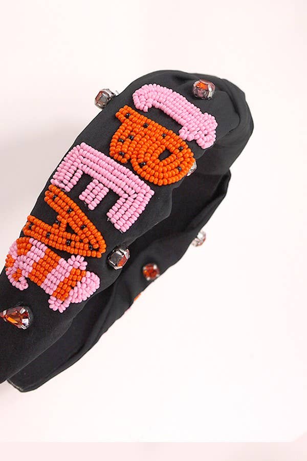 Black Trick Or Treat Headband