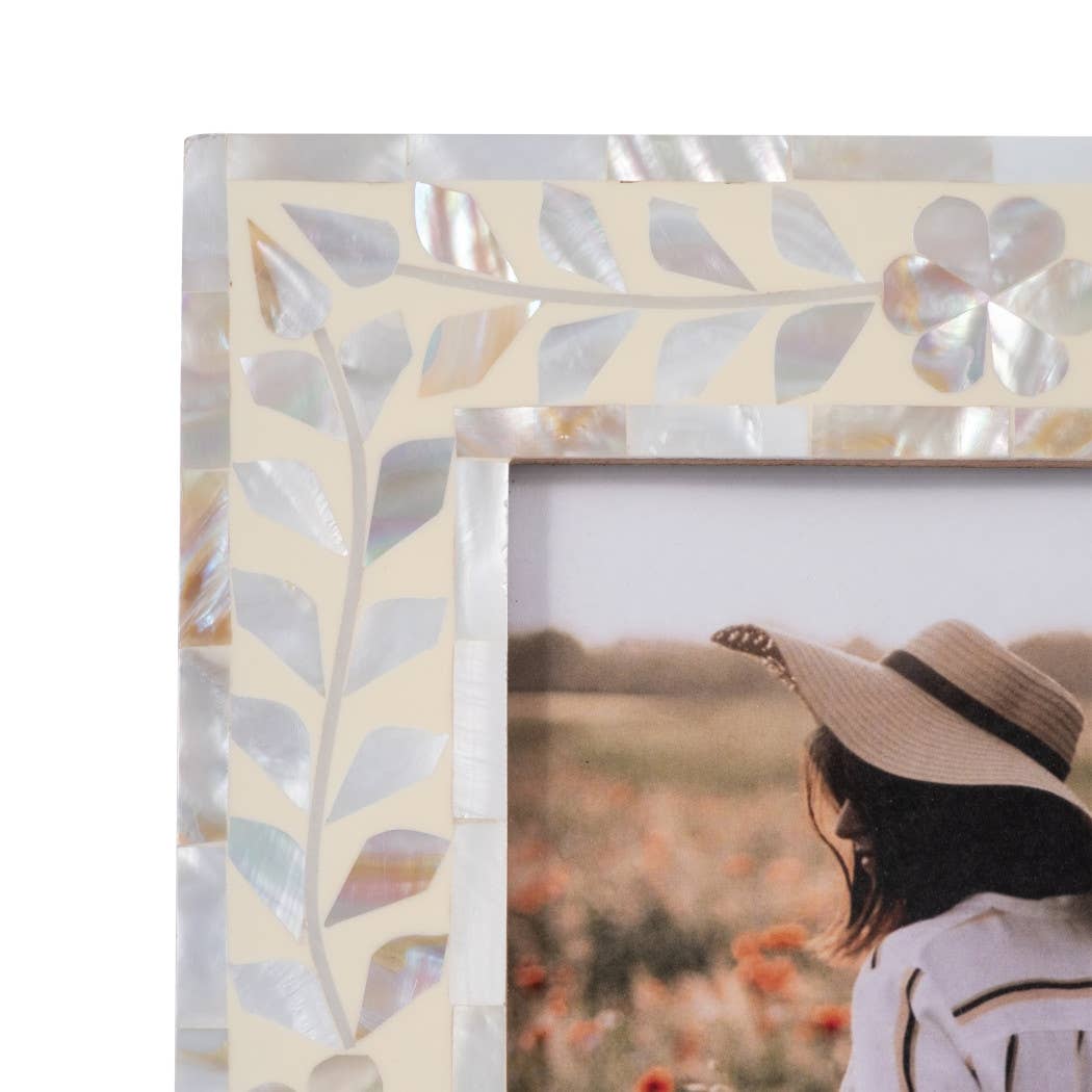 Mother Of Pearl 4x6 Photo Frame