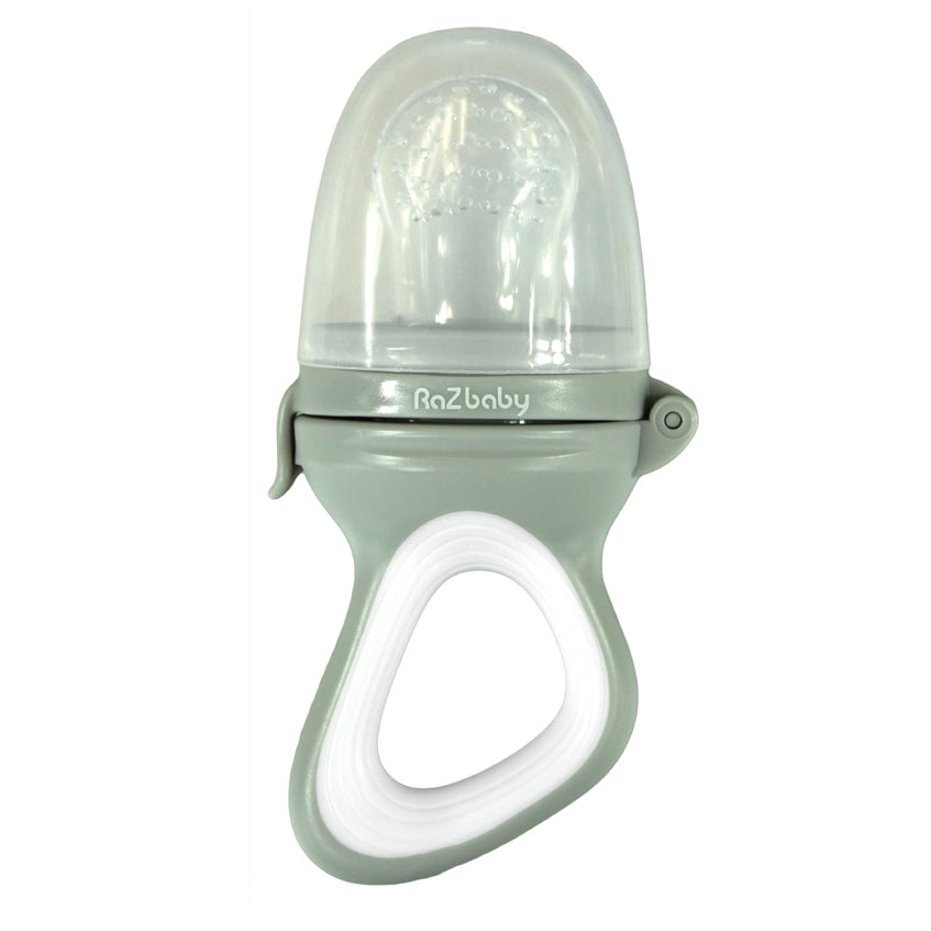 Teether & Fruit Feeder In Grey