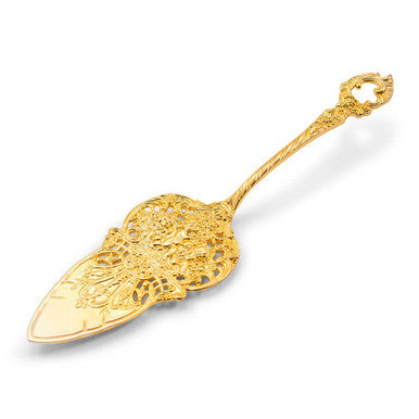 Small Gold Ornate Pie Server