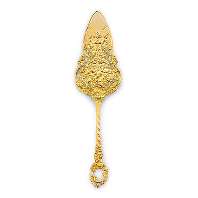 Small Gold Ornate Pie Server