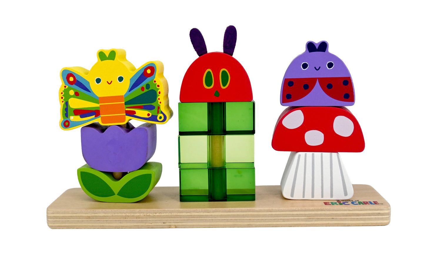 The Very Hungry Caterpillar Wood Character Stacker