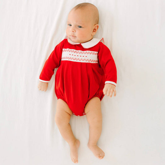 Chris Classics Smocked Long Sleeve Bubble