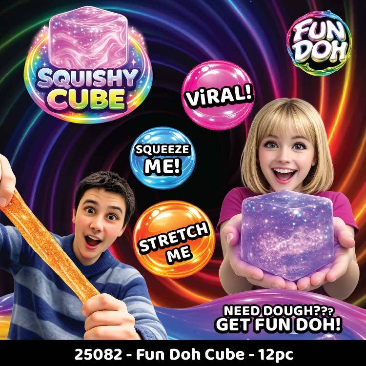 Fun Doh Sparkle Fidget Cube