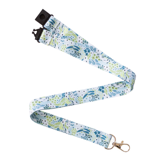 Waterfall Floral Breakaway Lanyard