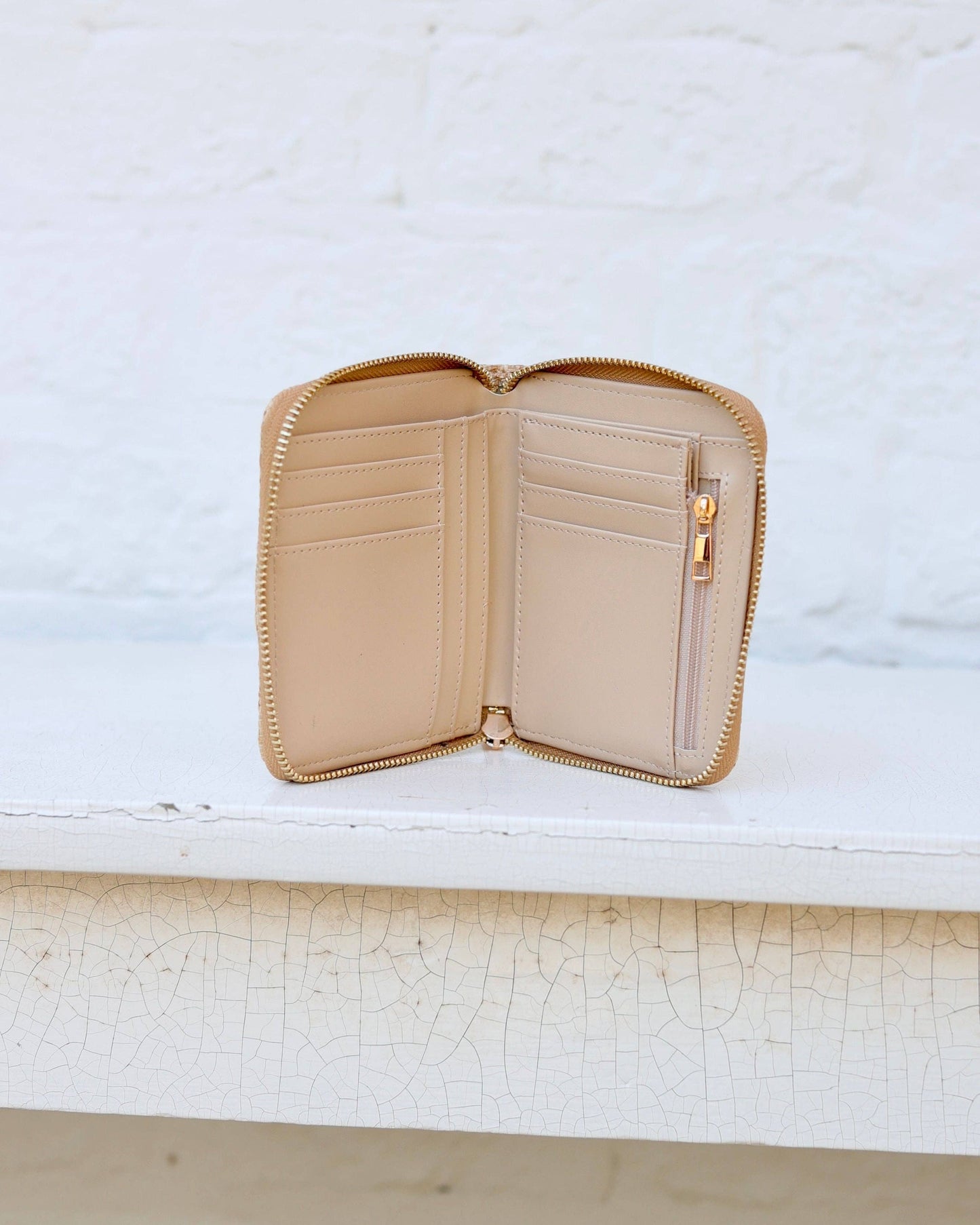 Blakely Wallet - Woven Almond