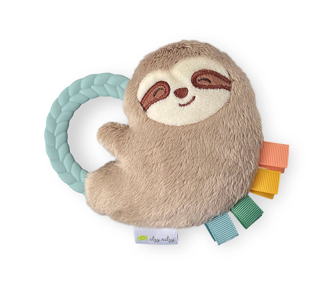 Sloth Ritzy Rattle Plush Pal Teether