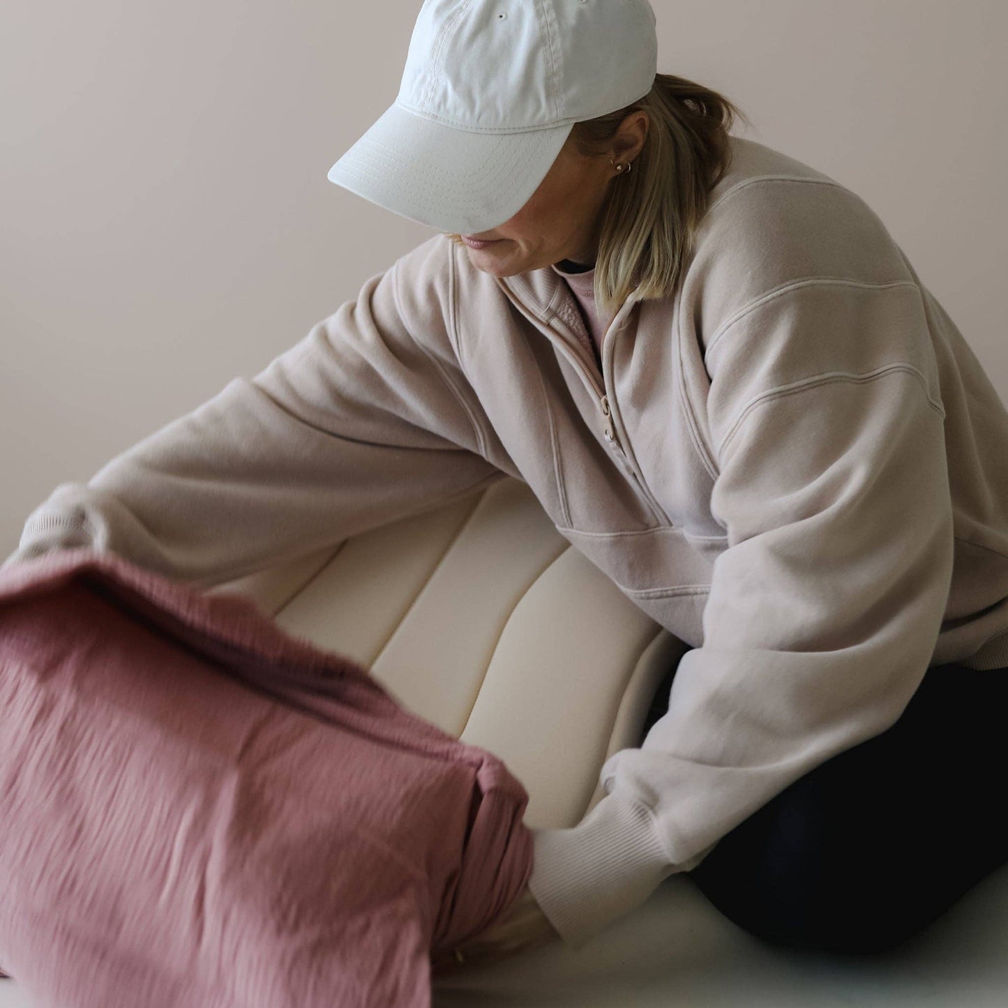 Lounger Curve Muslin Cover | Gumdrop