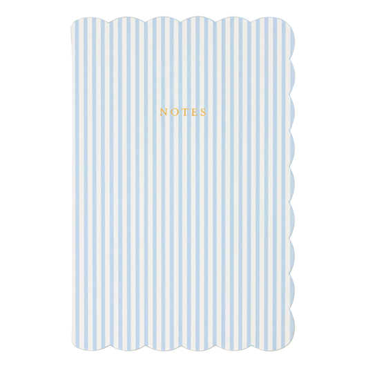 Heirloom Cottage Scalloped Striped Journal
