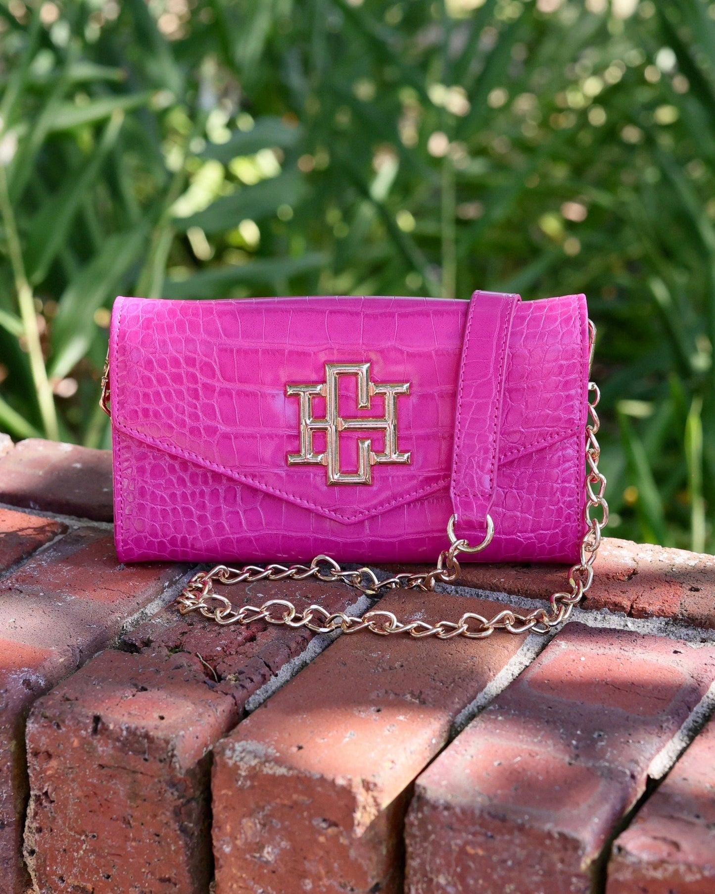 Carlington Clutch/Crossbody: Hot Pink