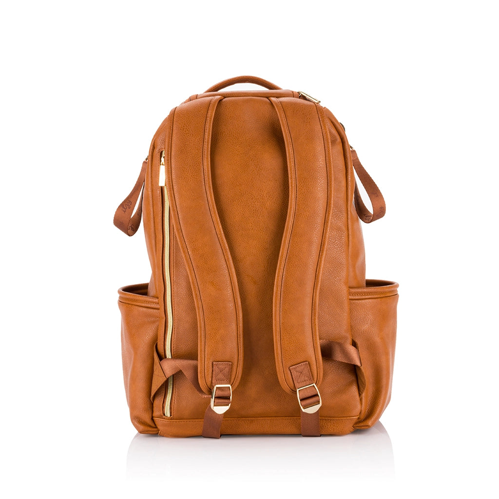 Cognac Boss Plus Diaper Bag Backpack