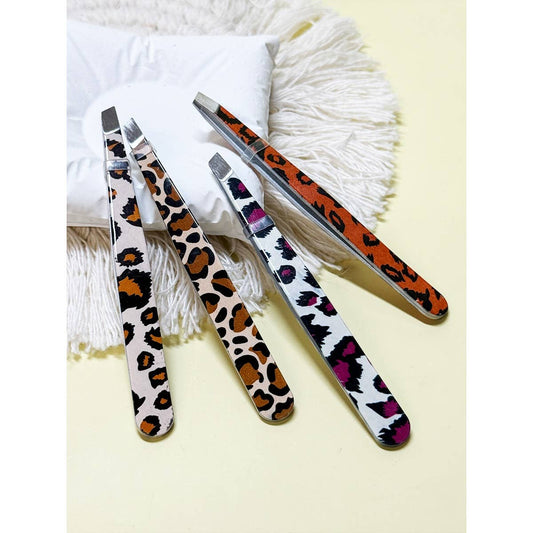 Leopard Print Tweezers