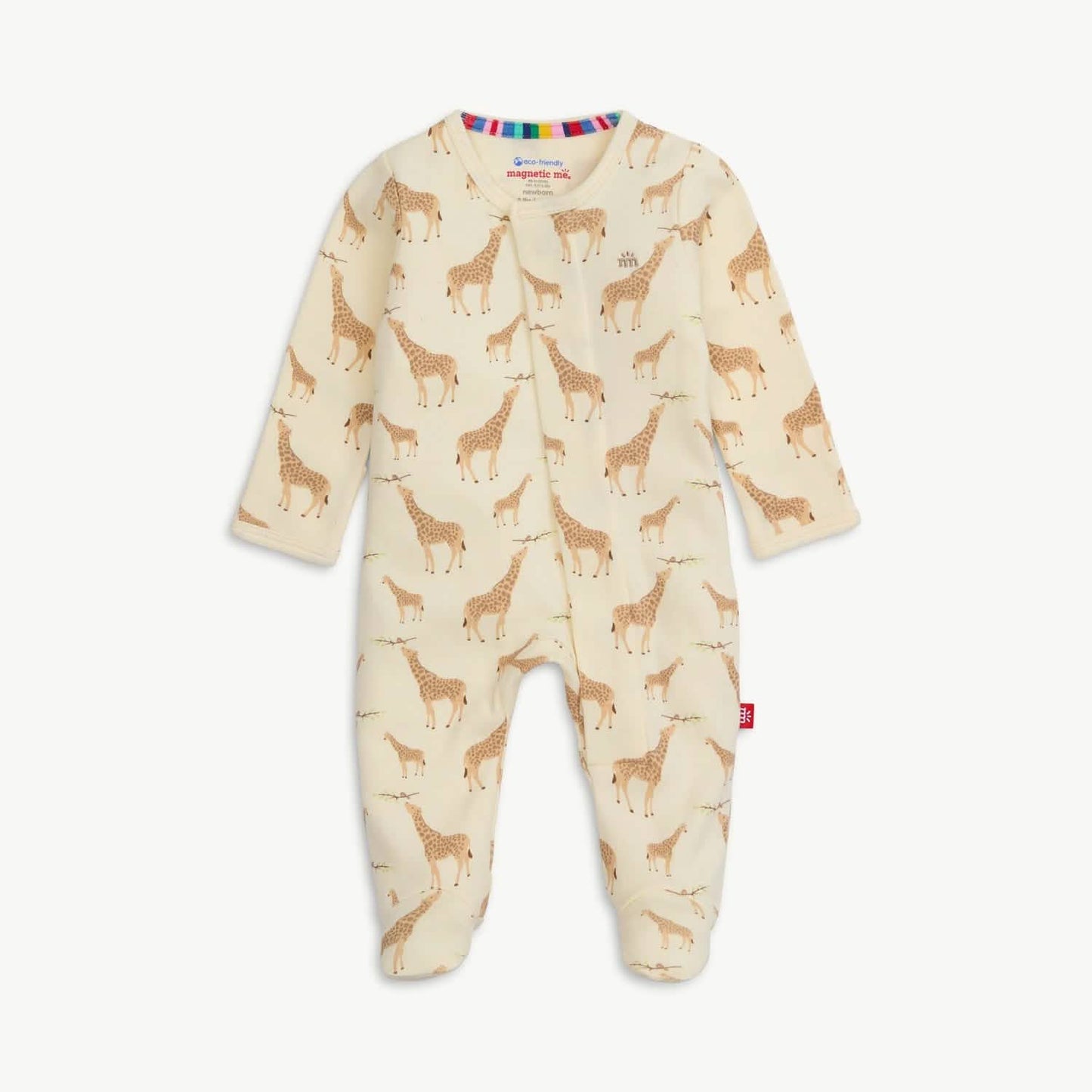 Cream Jolie Giraffe Magnetic Footie