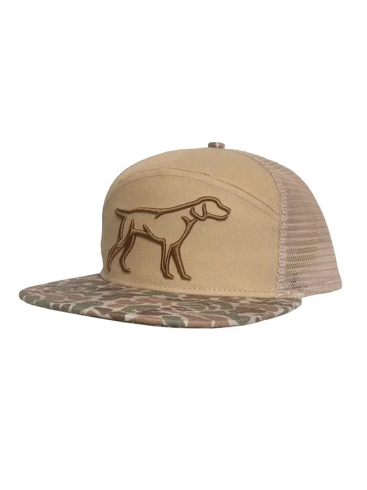 Fieldstone Camo Bill Logo Puff Hat