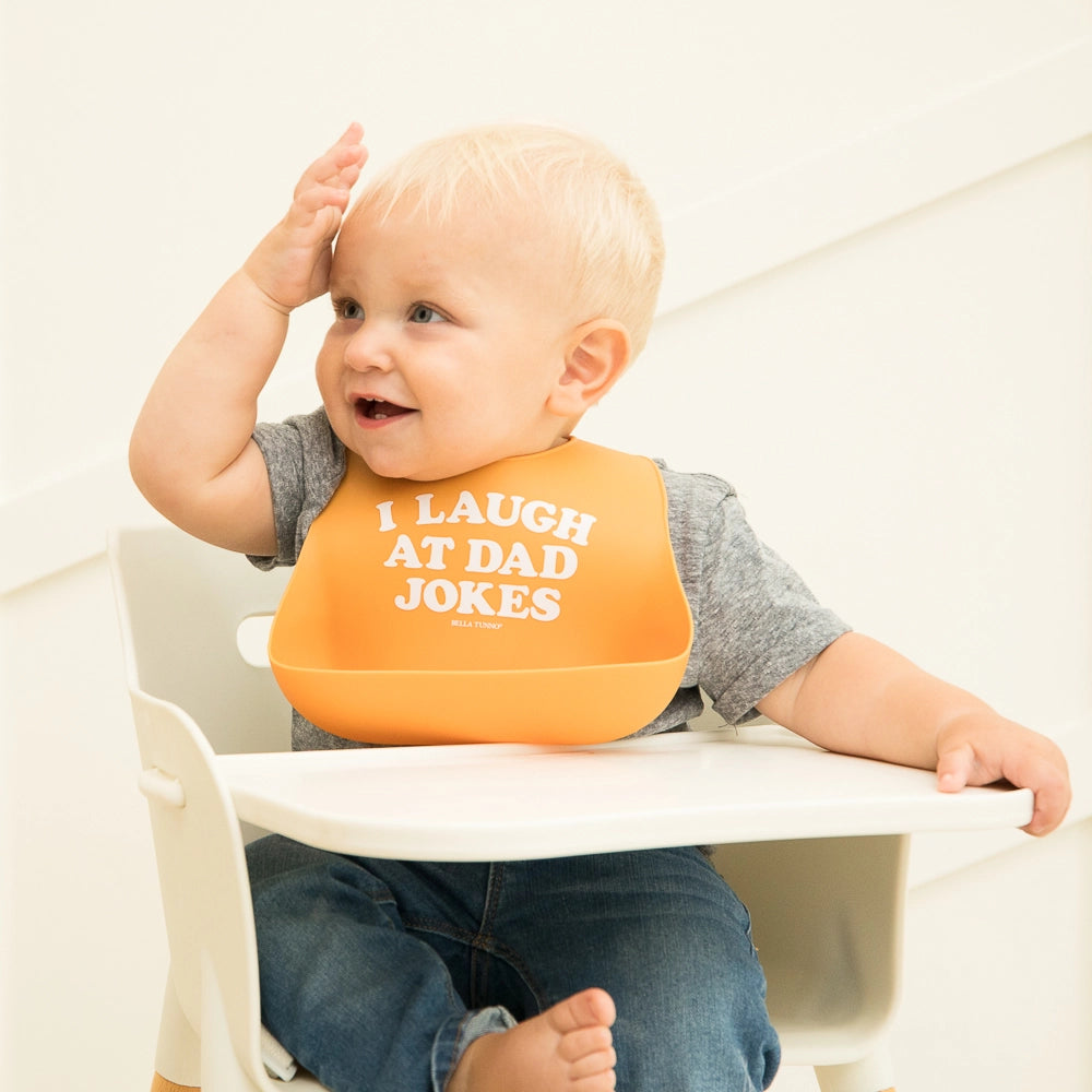 Bella Tunno I Laugh At Dad Jokes Wonder Bib
