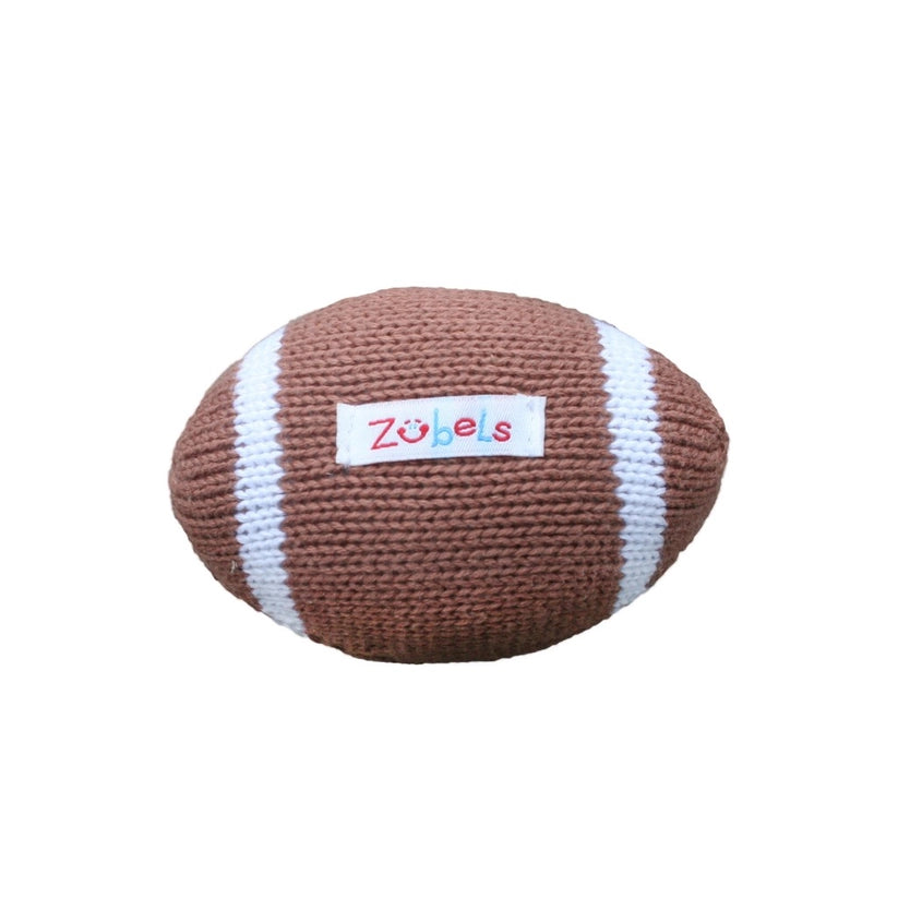 Football Crochet Rattle