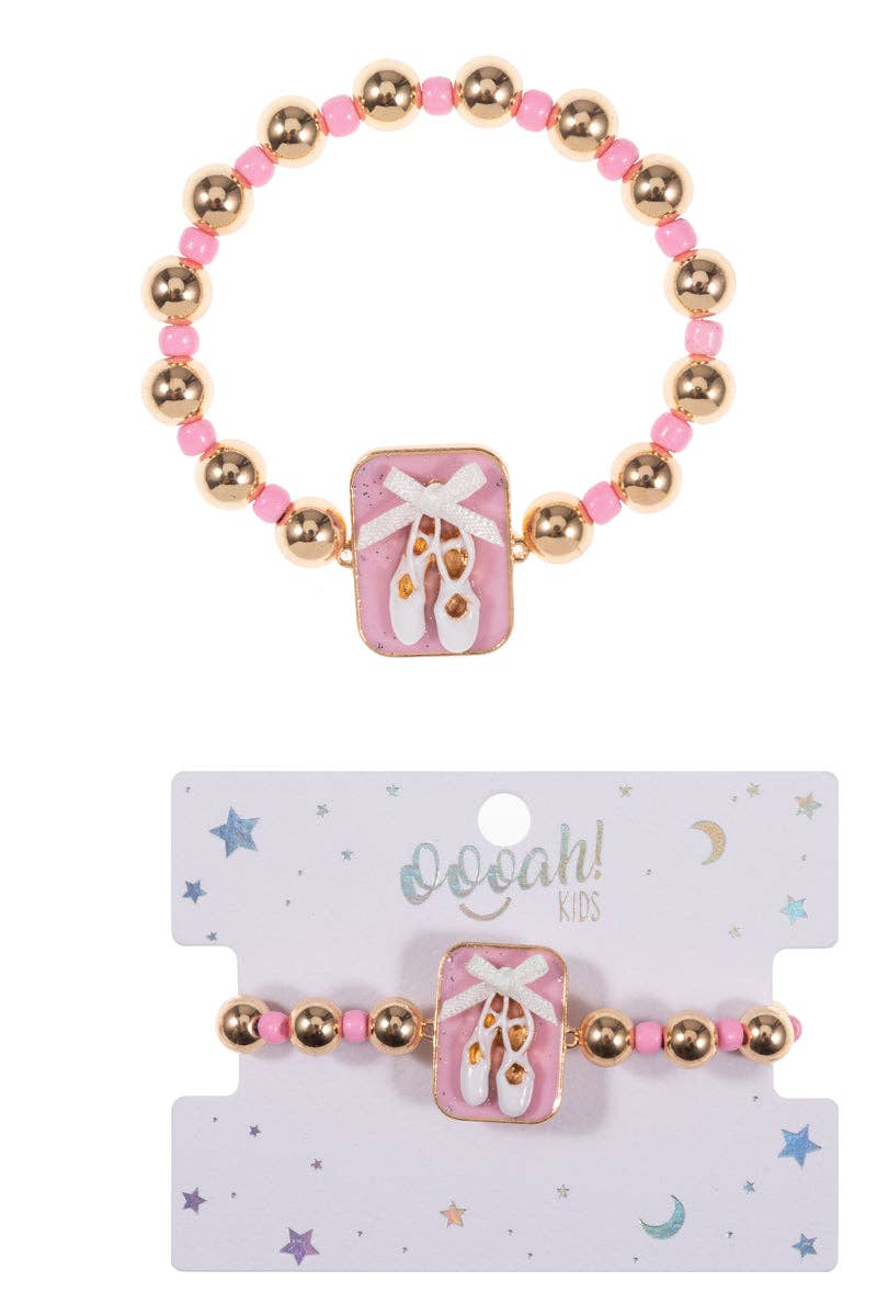 Ballerina Shoes Kids Stretch Bracelet