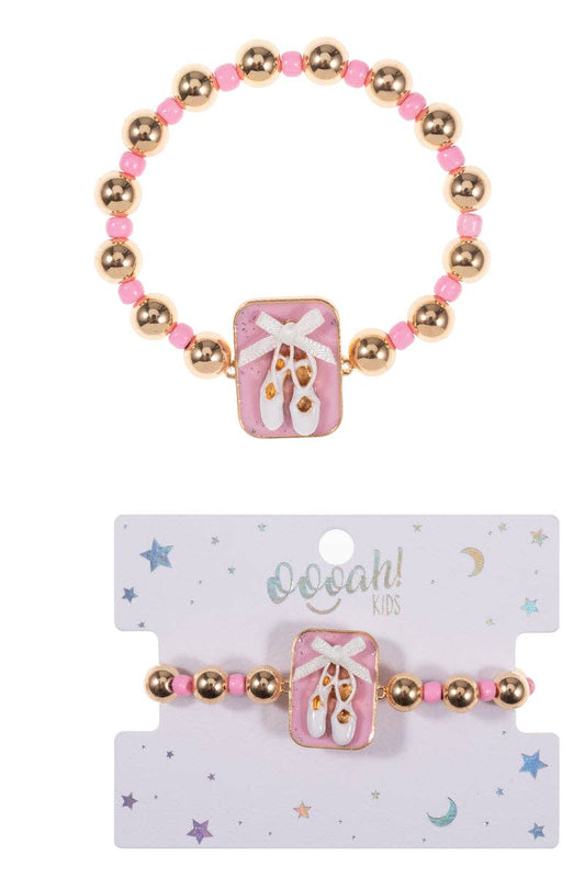 Ballerina Shoes Kids Stretch Bracelet