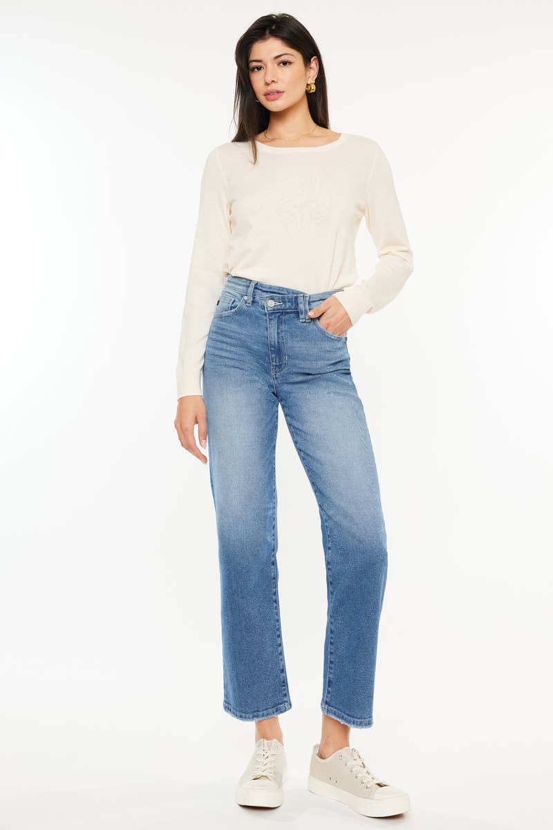 Birmingham High Rise Straight Kancan Jeans