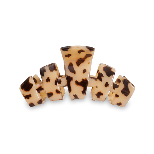 Teleties Classic Hair Clip | Small | Blonde Tortoise