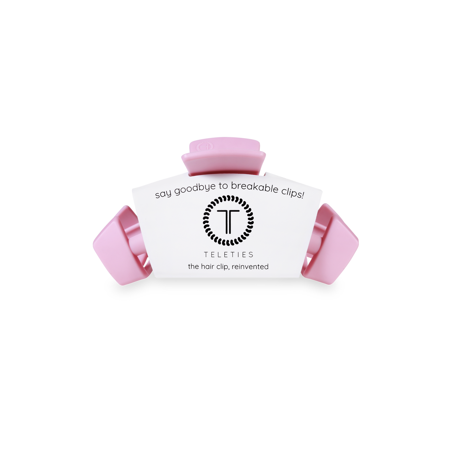 Teleties Classic Hair Clip | Tiny | Merry Pinkmas