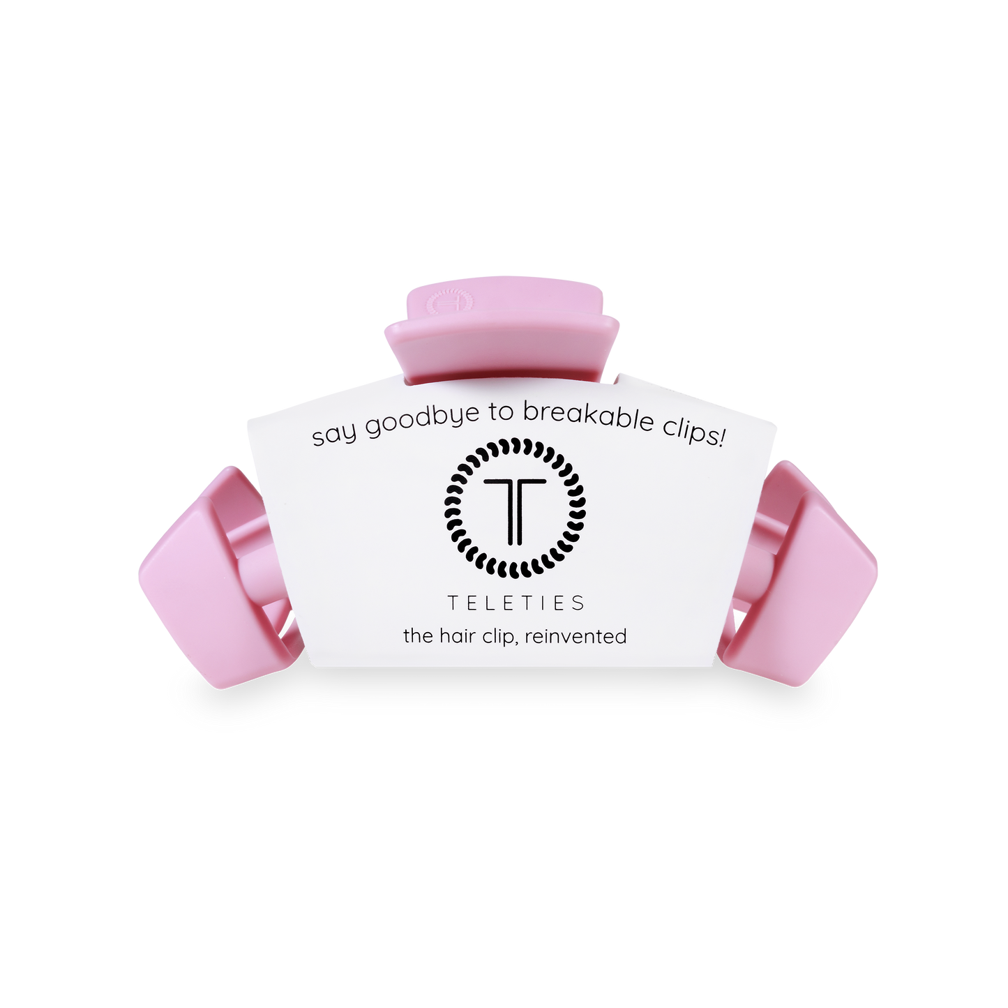 Teleties Classic Hair Clip | Medium | Merry Pinkmas