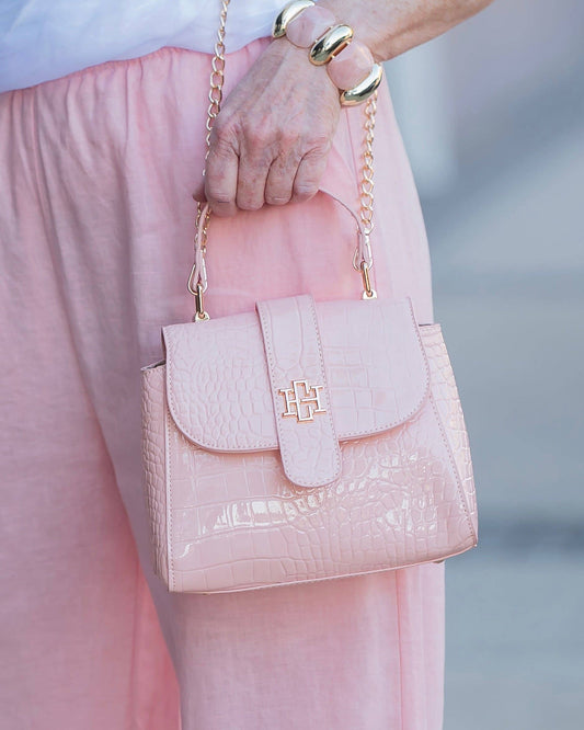 Tucker Handbag - Blush Patent