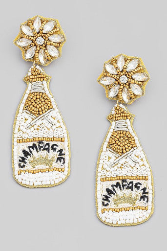 Sipping Champagne Earrings