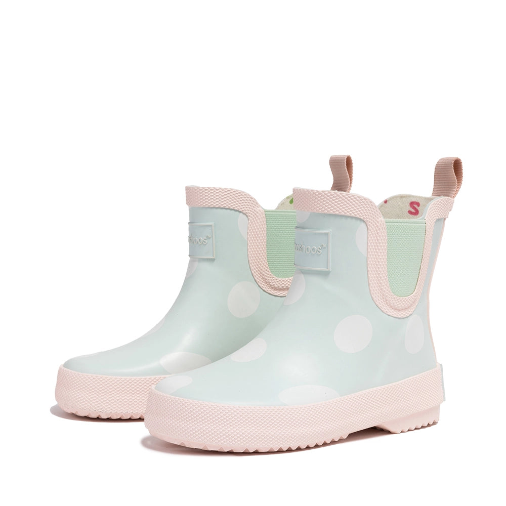 Hastings Pink & Blue Dot Rain Boots