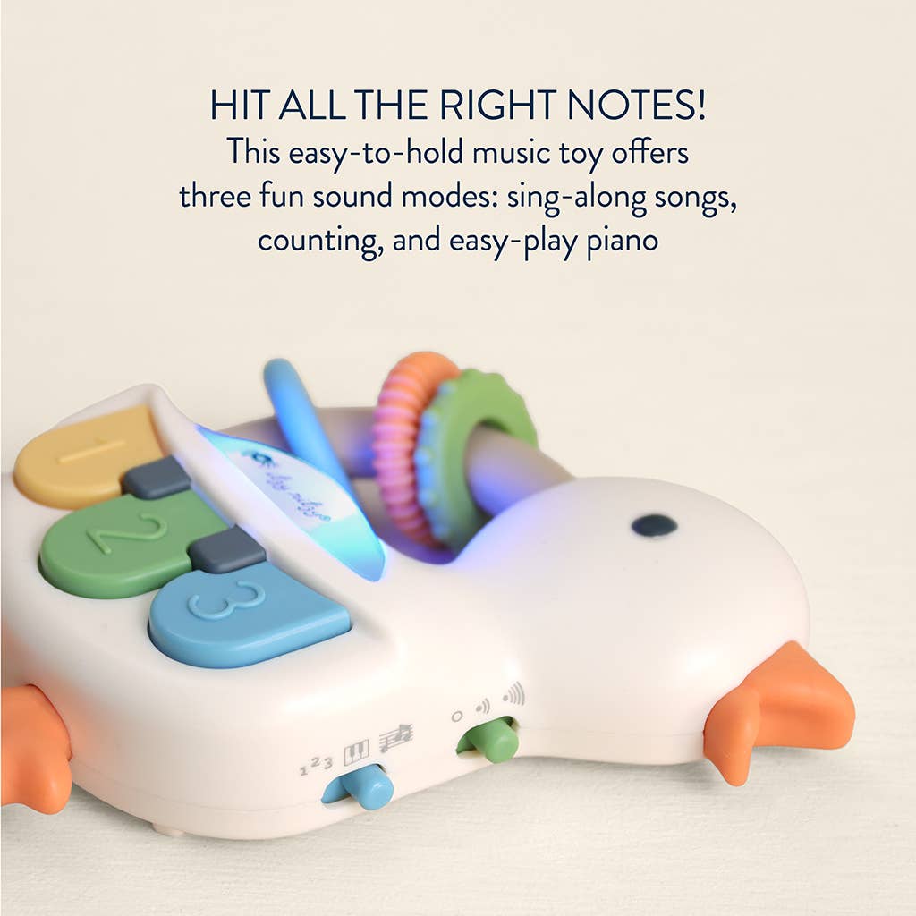 Itzy Ritzy Bitzy Tunes™ Goose - Light-up Interactive Piano Toy