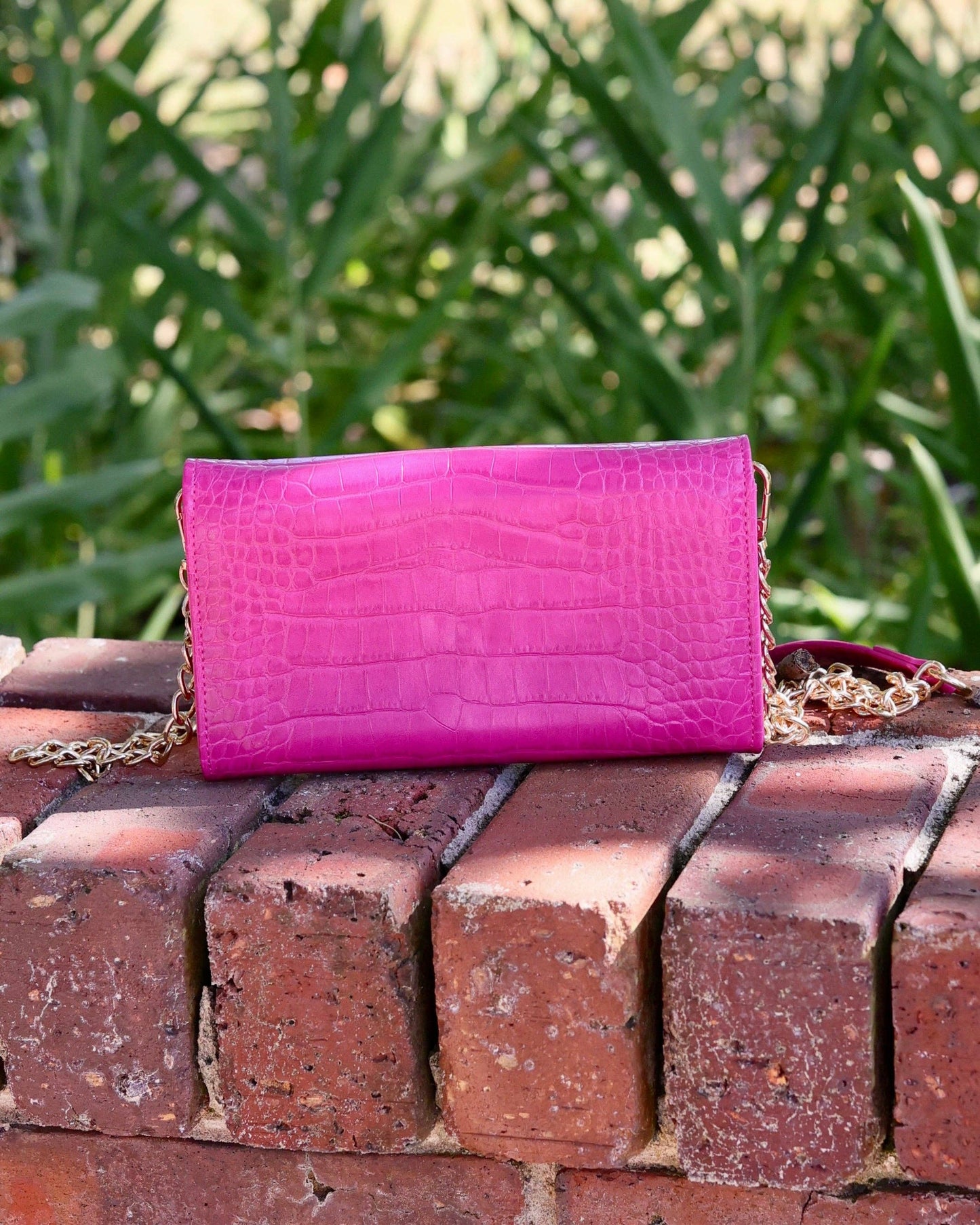 Carlington Clutch/Crossbody: Hot Pink